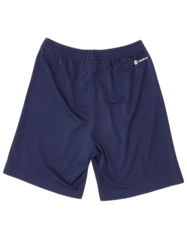Adidas Boys Aeroready Sports Shorts 13-14 år Navy Blue Polyester