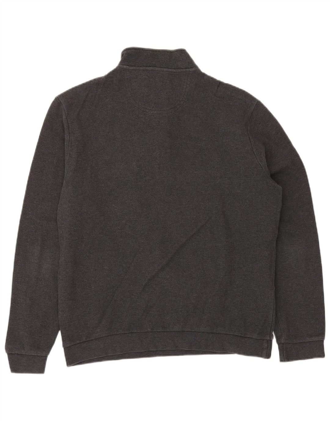 Pierre Cardin Sweatshirt med lynlås til mænd mellem grå bomuld