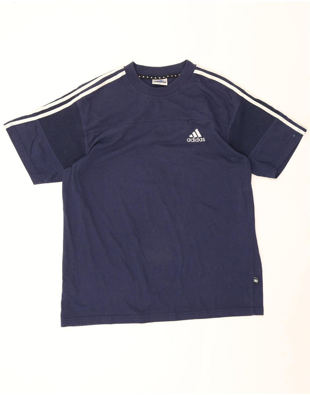 Adidas Herre T-Shirt Top Stor Marineblå Bomuld