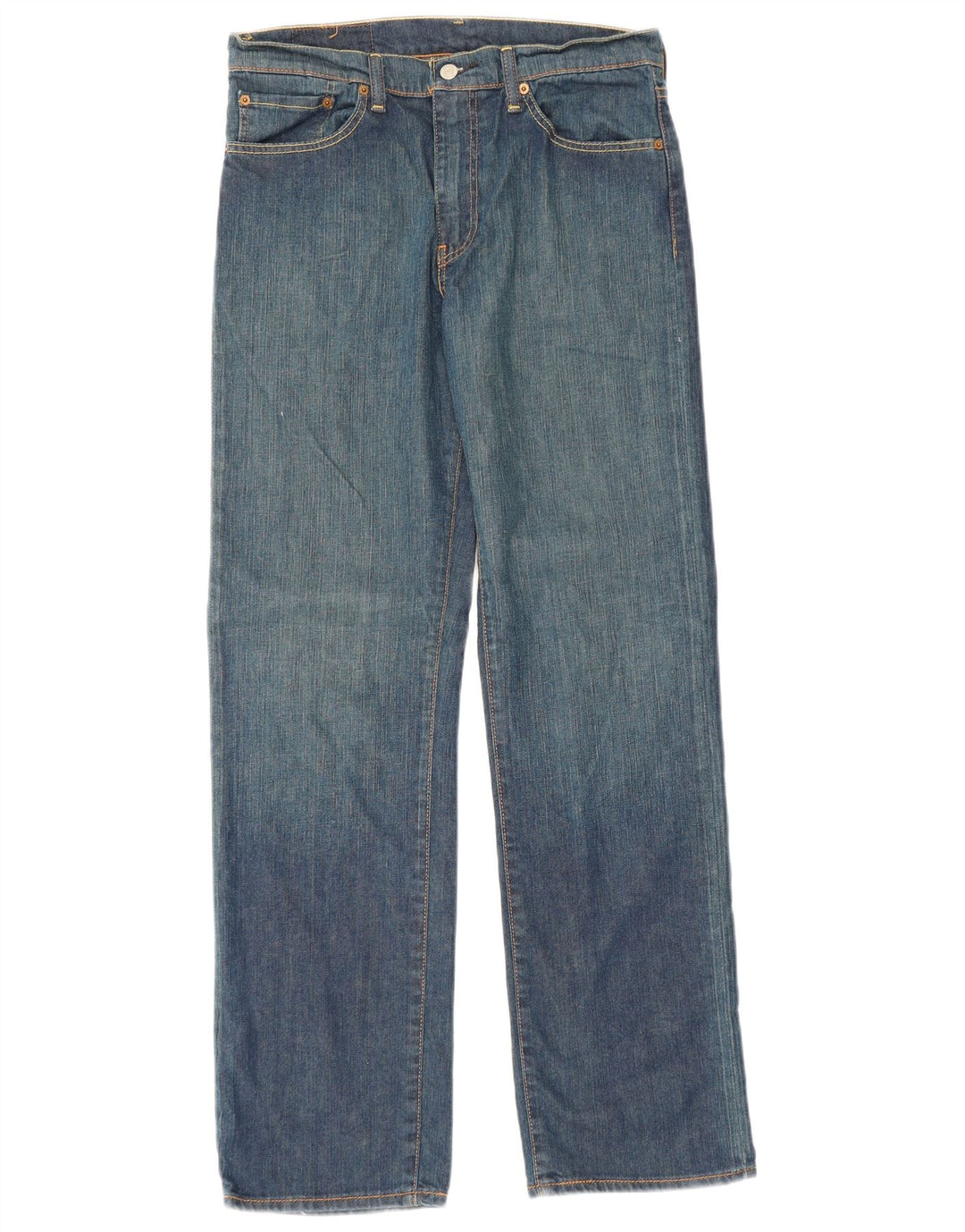 Levi's Herre 751 Straight Jeans W32 L32 Marineblå Bomuld