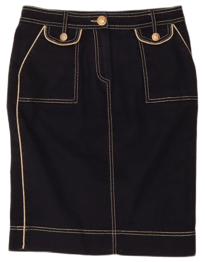 Clips Dame Denim Nederdel W30 Medium Navy Blue Bomuld