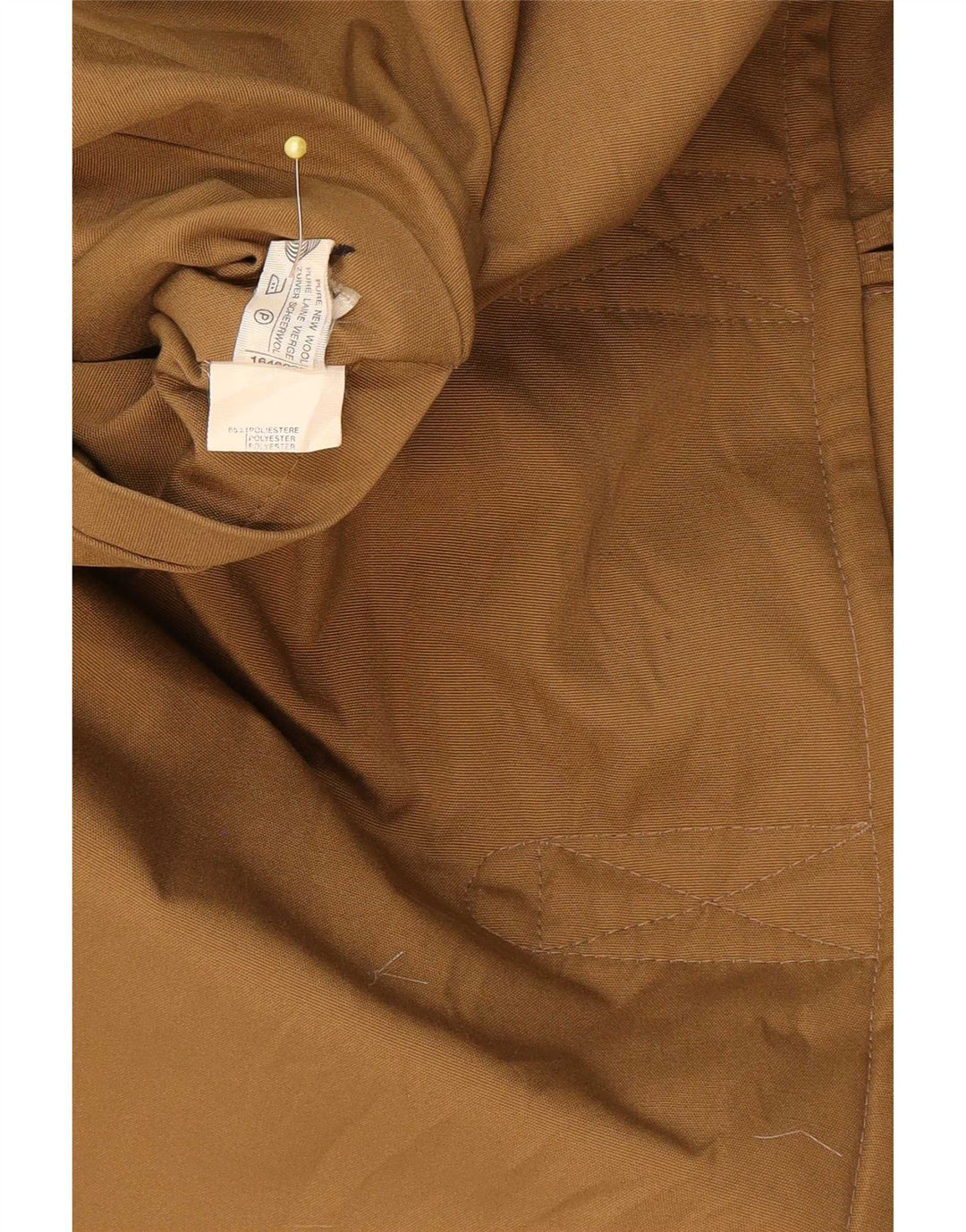 Vintage vendbar overfrakke til kvinder IT 42 Medium Beige Bomuld
