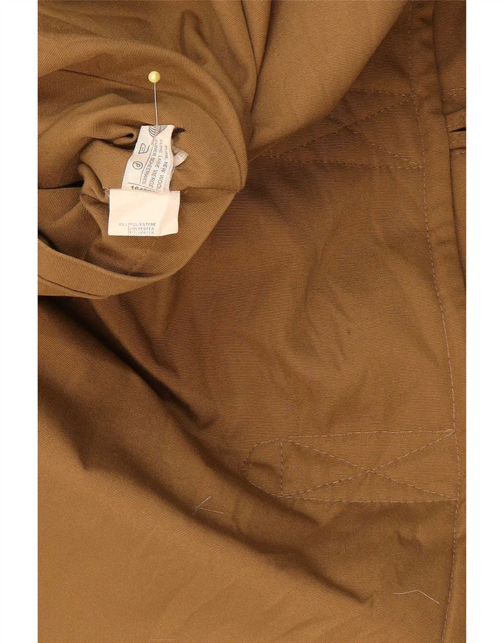 Vintage vendbar overfrakke til kvinder IT 42 Medium Beige Bomuld