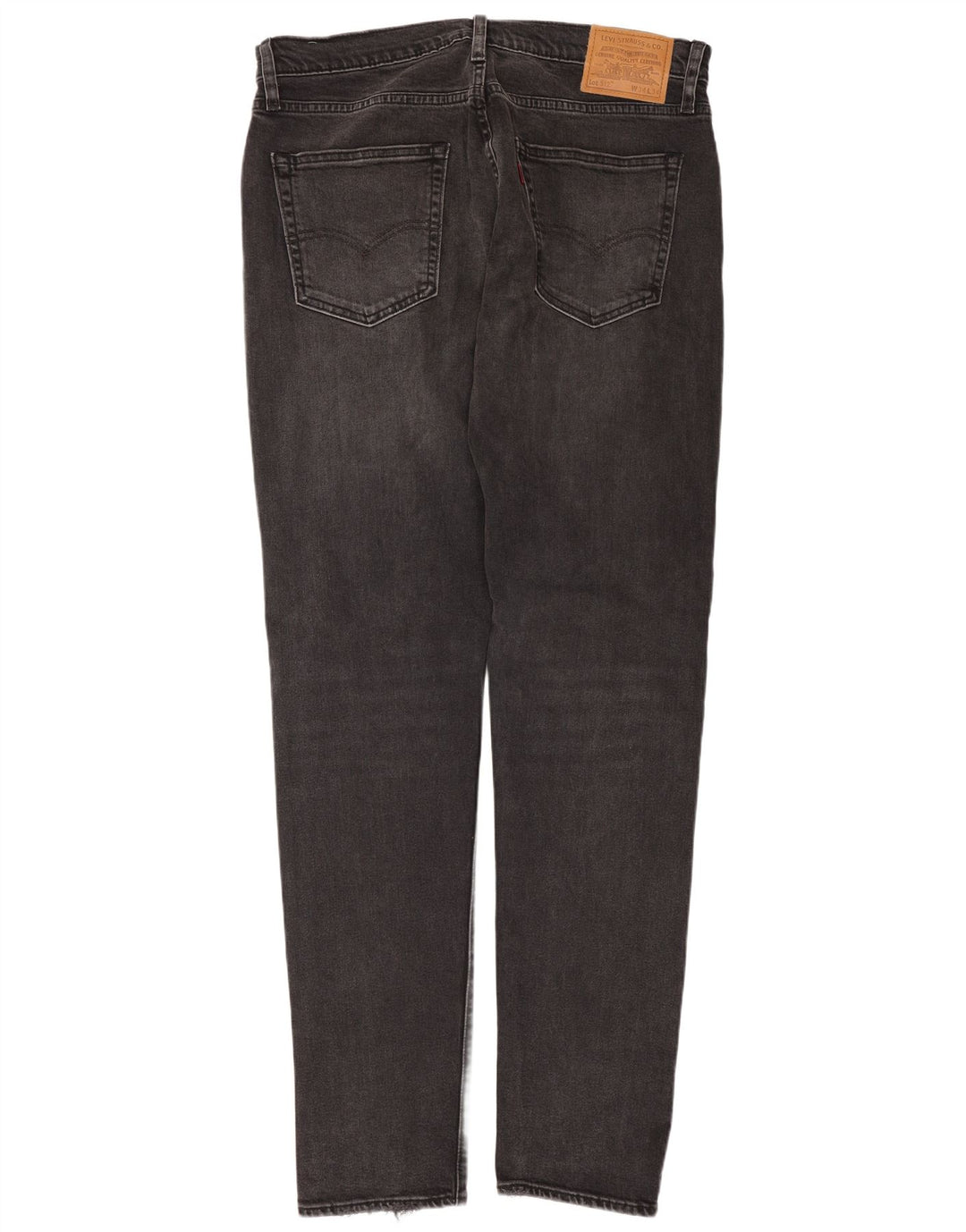 Levi's Herre 512 Distressed Slim Tapered Jeans W34 L34 Grå Bomuld
