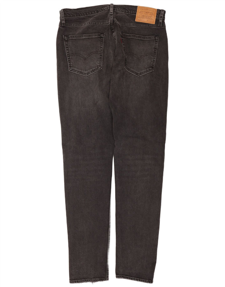 Levi's Herre 512 Distressed Slim Tapered Jeans W34 L34 Grå Bomuld