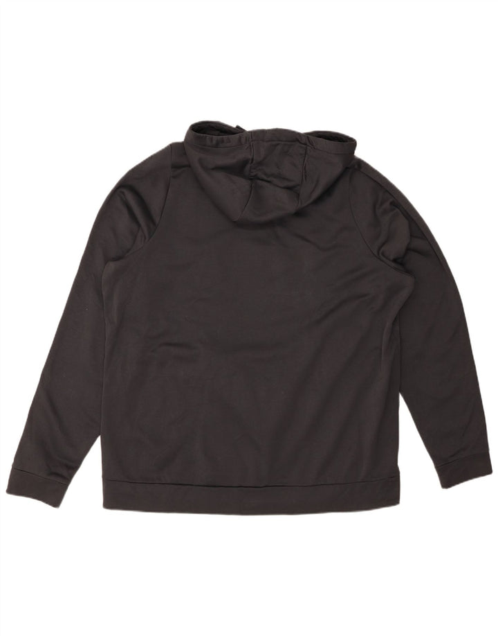 NIKE Herre Bellarmine grafisk hættetrøje XL Grå polyester