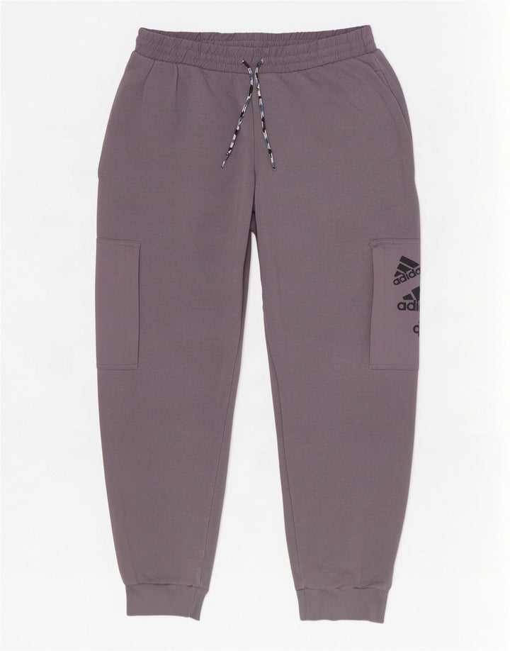 Adidas Herre Graphic Cargo træningsdragt Bukser Joggers Medium Grå Bomuld