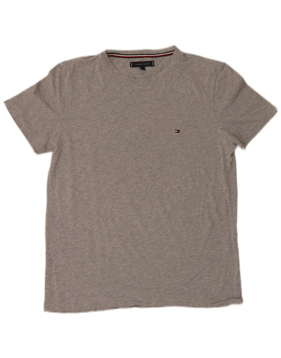Tommy Hilfiger Herre T-Shirt Top Stor Grå Flecked
