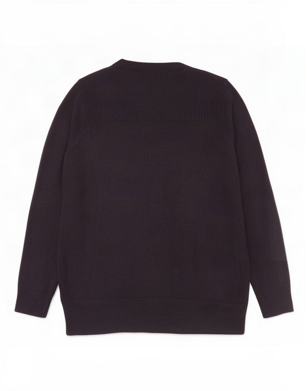 Marks & Spencer Womens Open Cardigan Sweater UK 14 Medium Navy Blue Akryl