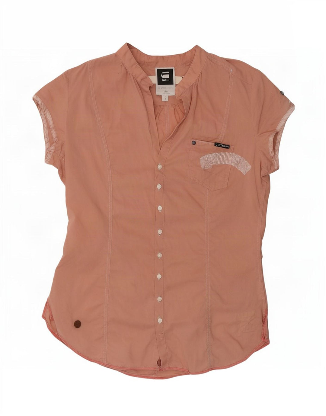 G-Star Dame Kortærmet Bluse UK 10 Lille Pink