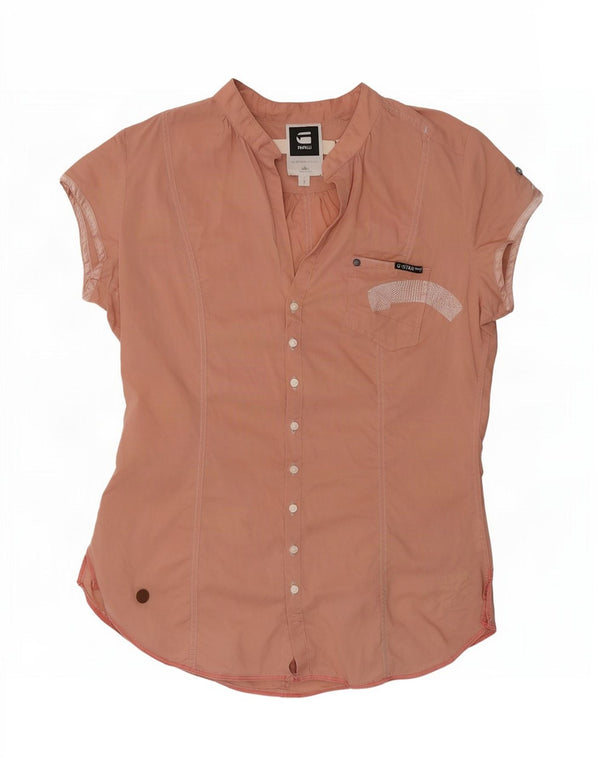 G-Star Dame Kortærmet Bluse UK 10 Lille Pink