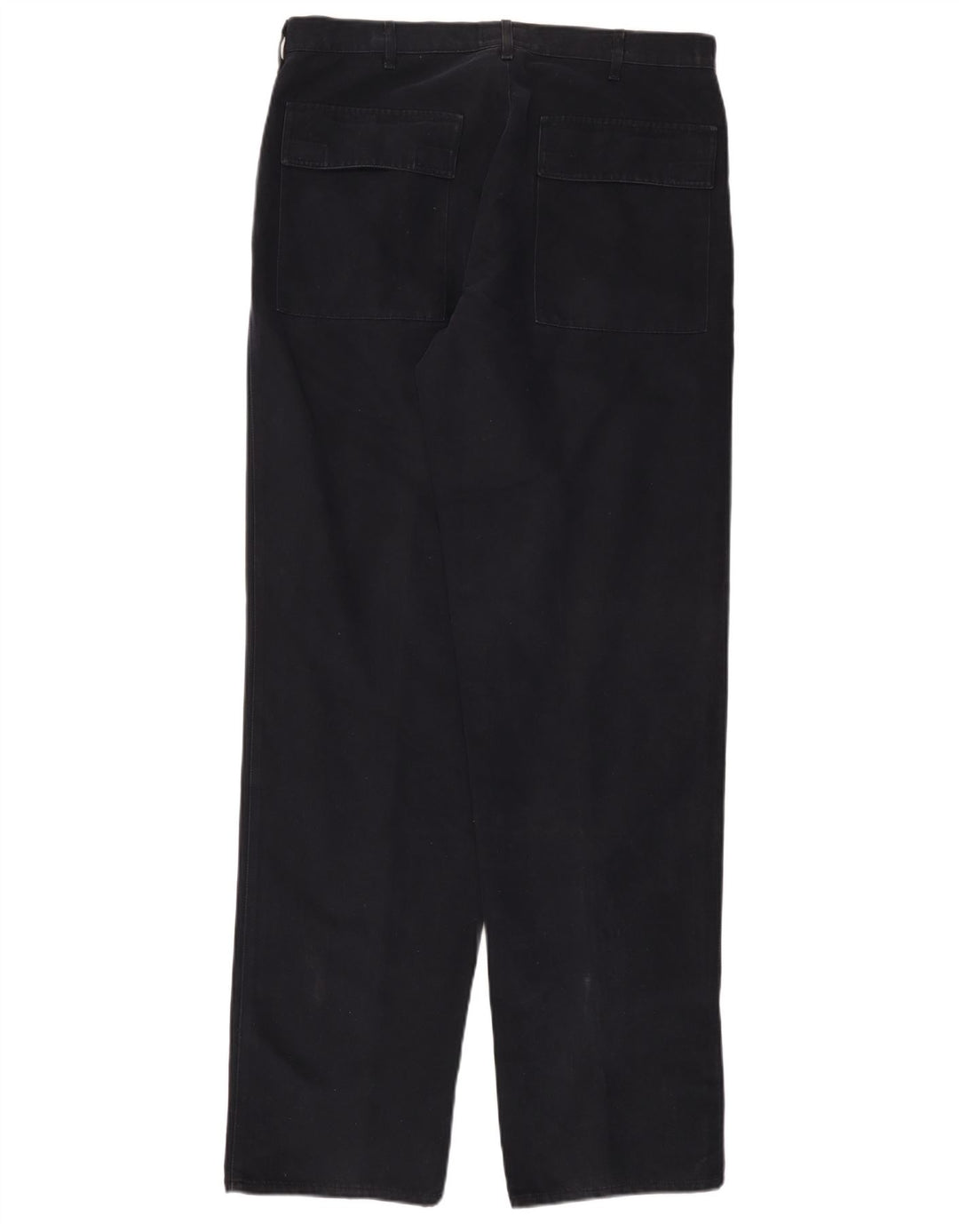 ARMANI Lige Chinobukser til mænd EU 52 XL W36 L36 Marineblå Bomuld