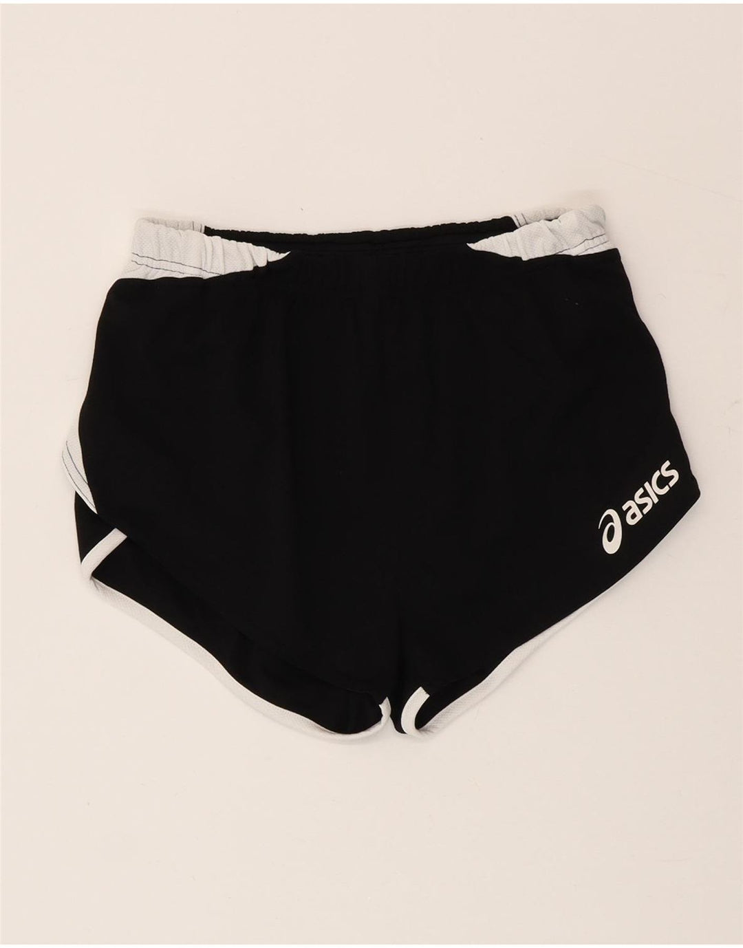 Asics Sportsshorts til kvinder UK 12 Medium Sort Colourblock Polyester