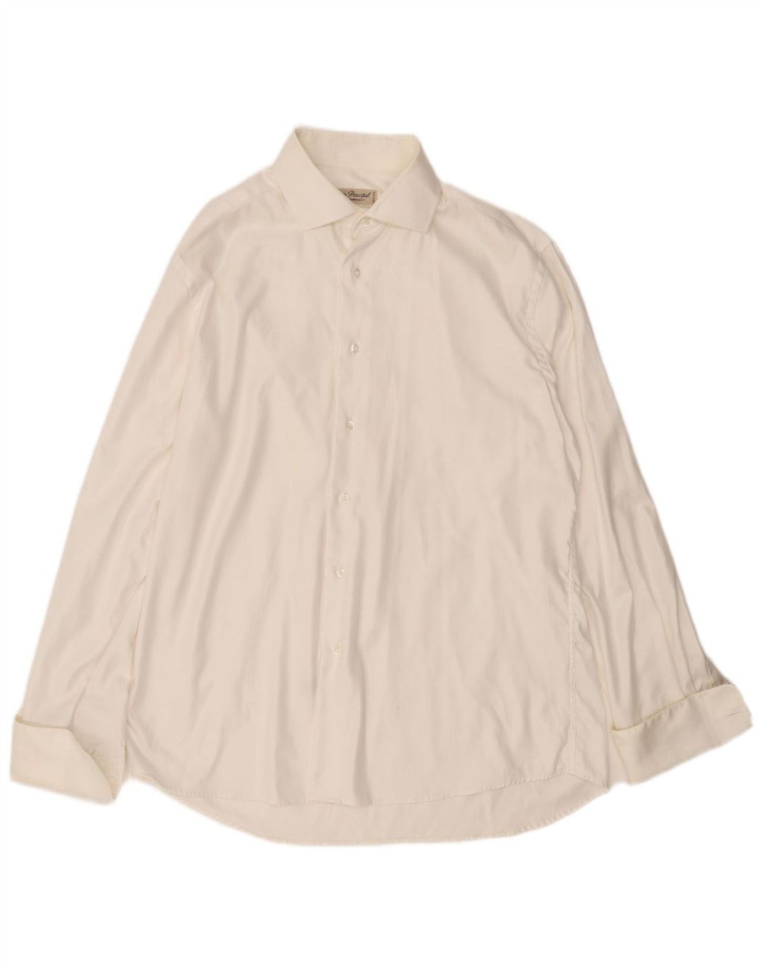 VINTAGE Herreskjorte str. 41 Medium Off White Bomuld