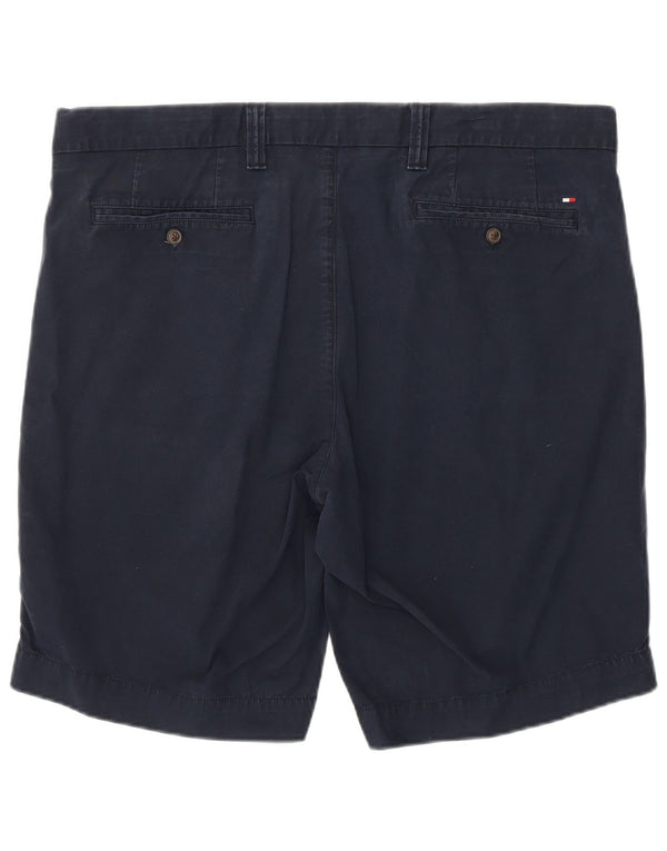 Tommy Hilfiger Herre Chino Shorts W42 2XL Marineblå Bomuld