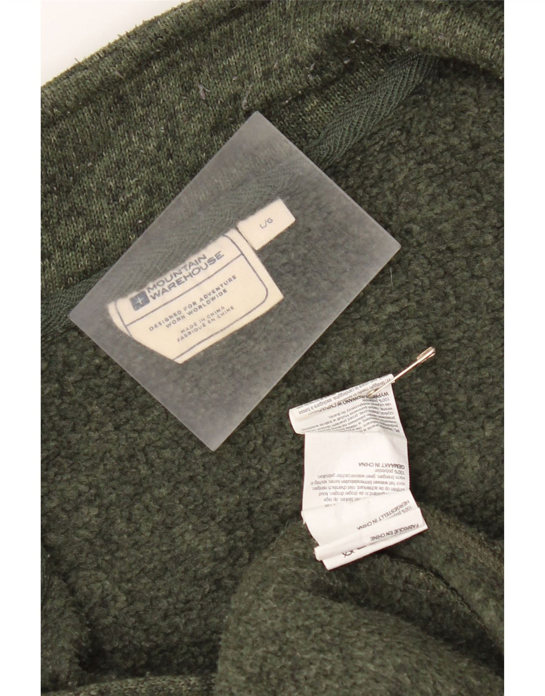 Mountain Warehouse Herre træningsdragt Topjakke Stor Khaki Flecked Polyester