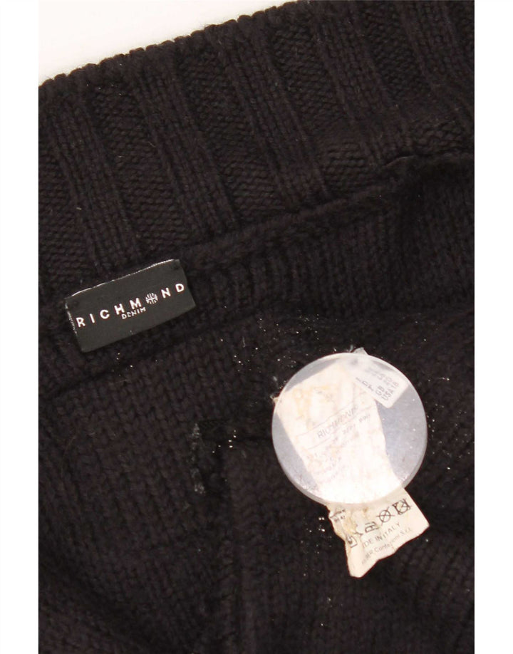 Richmond Dame Cardigan Sweater UK 20 2XL Sort Uld