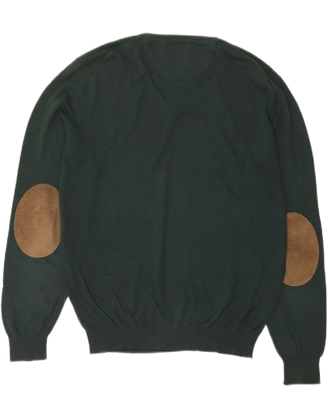 Massimo Dutti Herre V-hals sweater Medium Grøn Bomuld