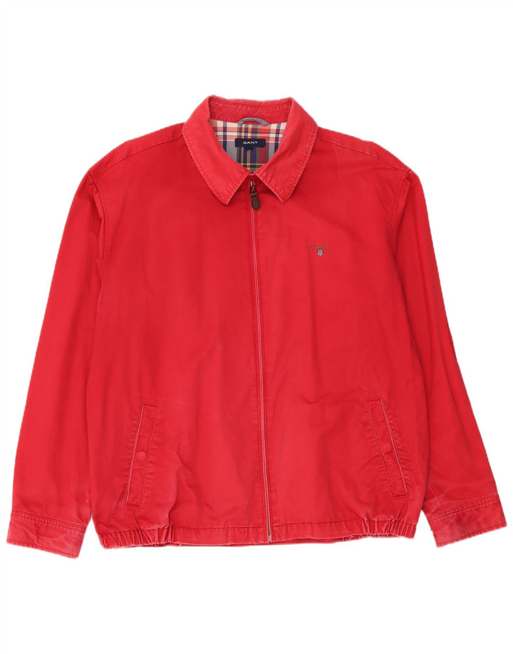 Gant Bomber Jacket UK 44 2XL Rød Bomuld