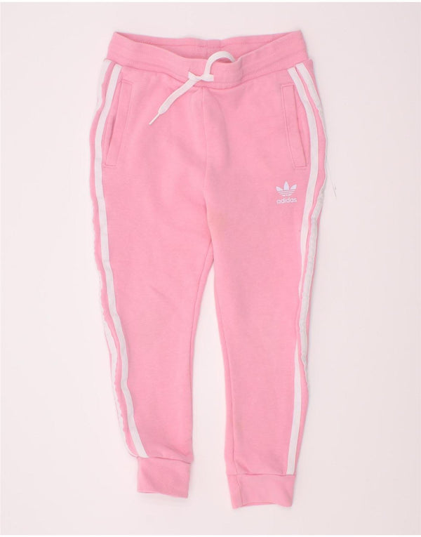 Adidas Piger Træningsdragt Bukser Joggers 5-6 År Pink Bomuld