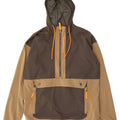 Under Armour Herre Hooded Anorak Jacket UK 36 Small Khaki Colourblock