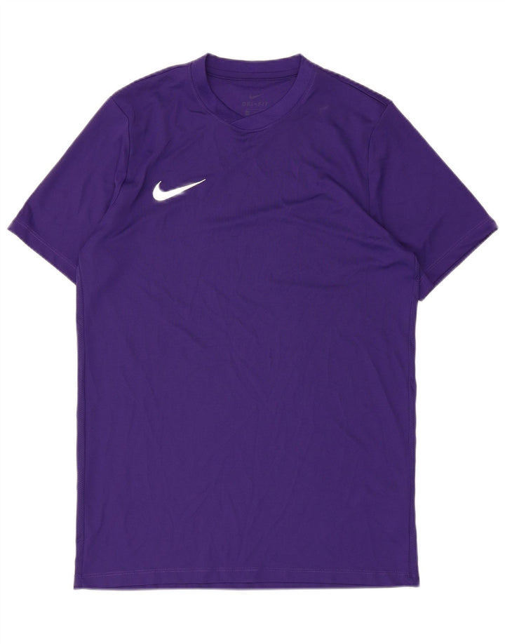 Nike Herre T-shirt Top Medium Lilla Polyester