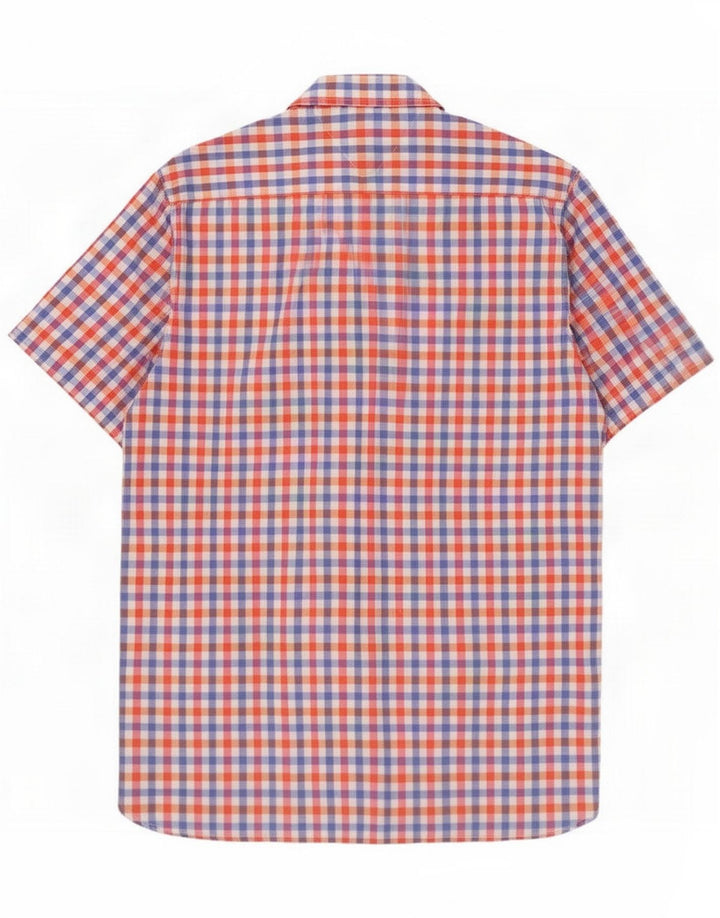 Tommy Hilfiger Kortærmet Herreskjorte Medium Flerfarvet Plaid