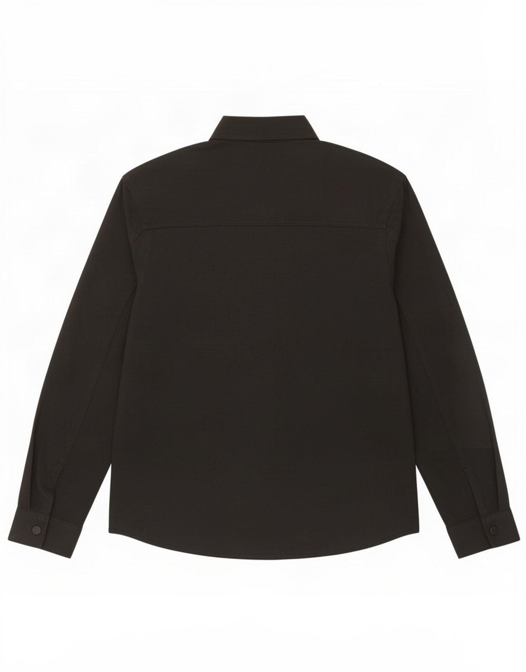 Zara Herre Overshirt Skjorte Lille sort polyester