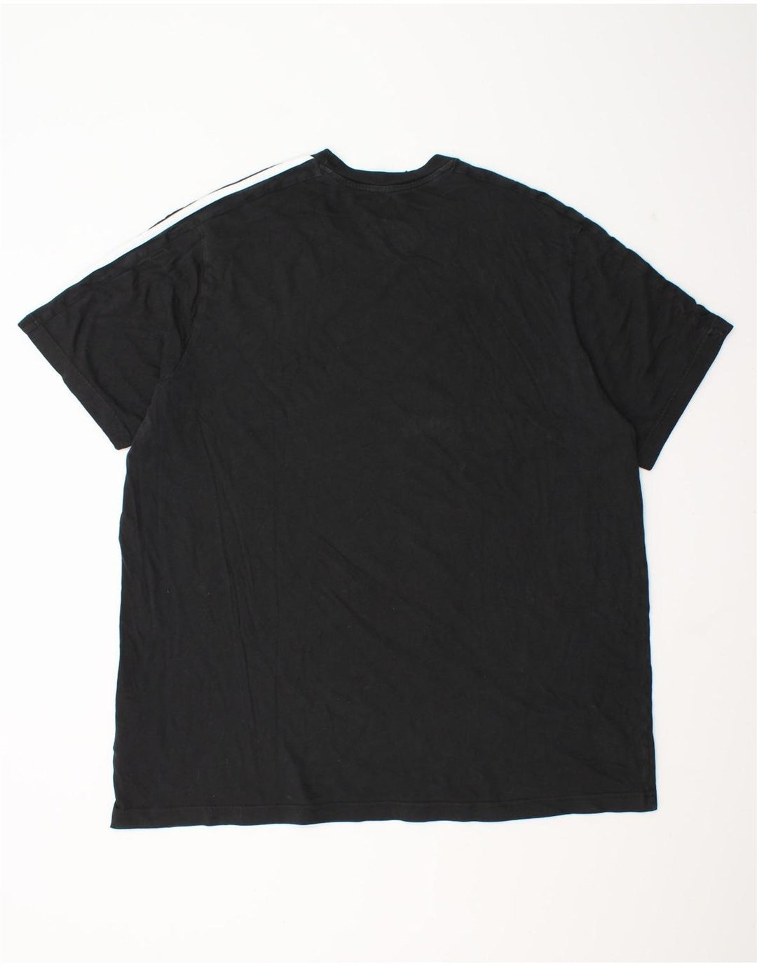 Adidas Herre T-Shirt Top 2XL Sort Bomuld