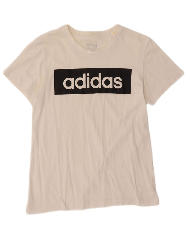 ADIDAS Herre Climalite Grafisk T-Shirt Top Medium White