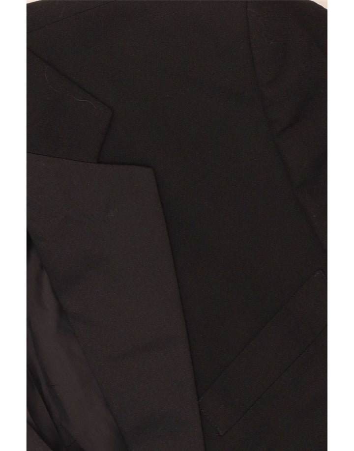Marks & Spencer Herre 2-knaps blazerjakke UK 38 Medium Sort Polyester