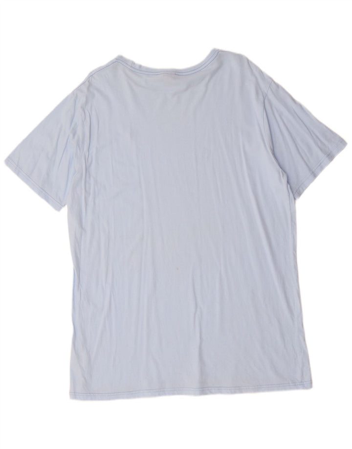 Rip Curl Herre Standard Fit T-Shirt Top 2XL Blå Bomuld