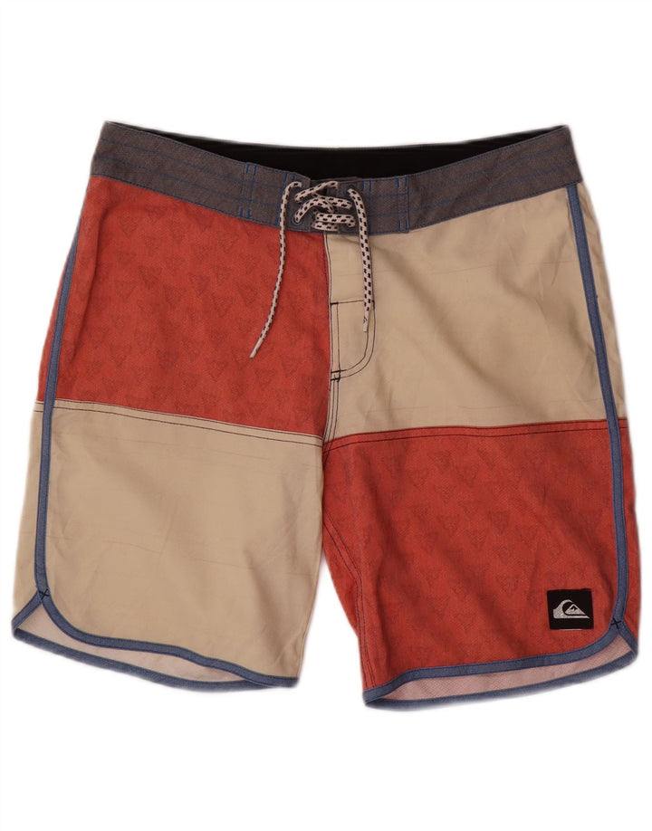 Quiksilver Badeshorts til mænd Medium Rød Colourblock Polyester