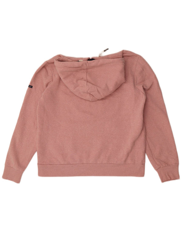 Superdry Grafisk hættetrøje til kvinder UK 16 Large Pink