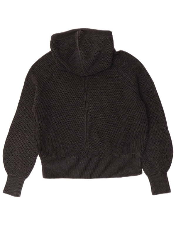 Calvin Klein Jeans Dame hættetrøje oversize sweater UK 10 Small Black