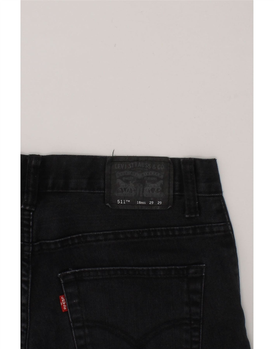 LEVI'S Boys 511 Slim Jeans 15-16 Years W29 L25 Grey Cotton Vintage Levi's and Second-Hand Levi's from Messina Hembry 
