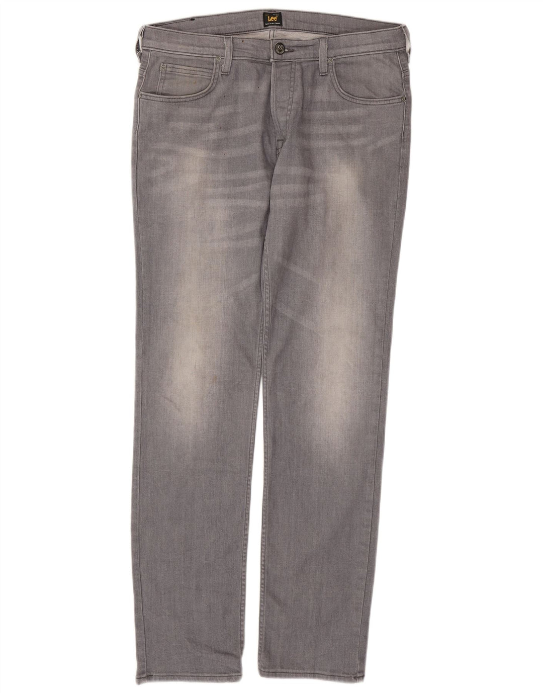 LEE Herre Powell Slim Jeans W34 L34 Grå Bomuld