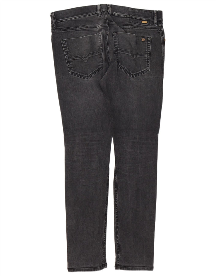 Diesel Herre Carrot Slim Jeans W32 L32 Grå Bomuld