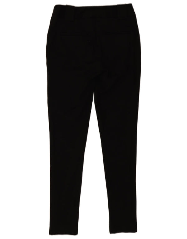 Zara Dame Skinny Chino Bukser EU 36 XS W26 L28 Sort Polyester