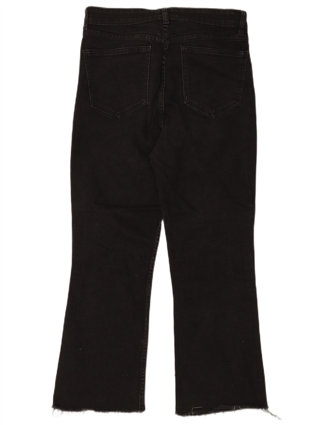 Zara Dame Bootcut Jeans EU 44 XL W34 L25 Sort