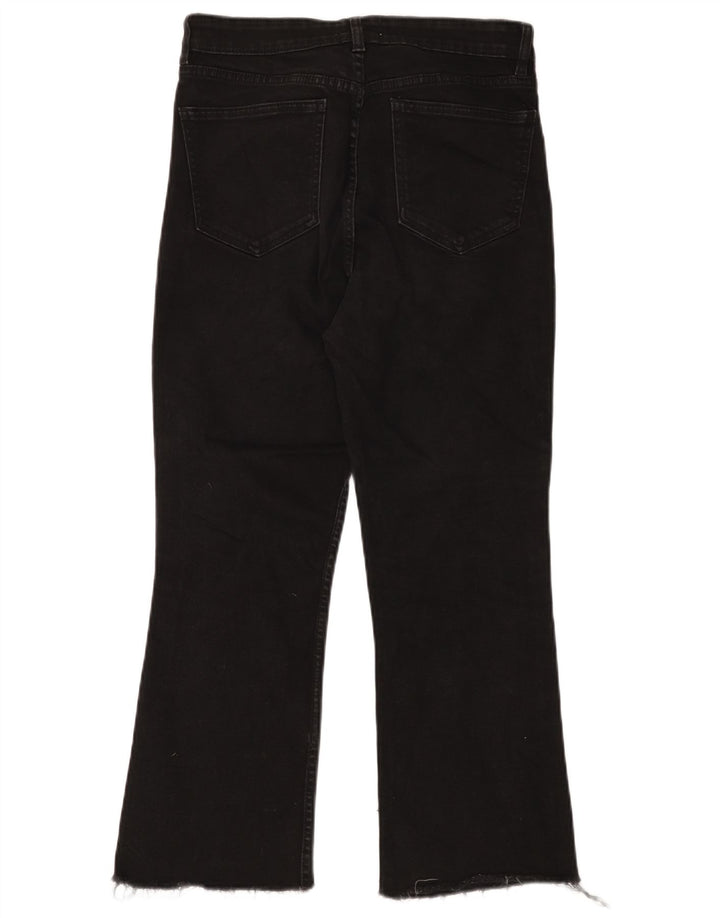 Zara Dame Bootcut Jeans EU 44 XL W34 L25 Sort