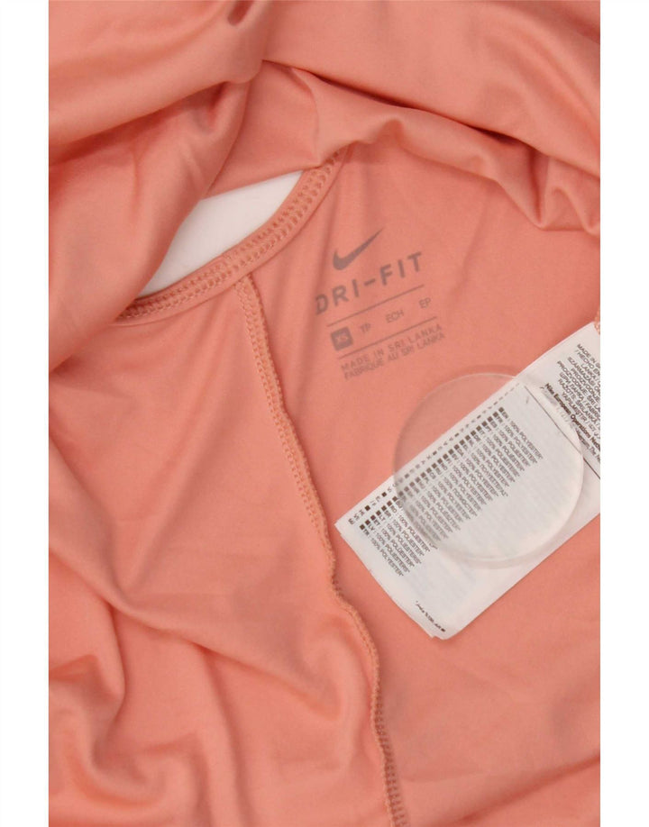 Nike Dame Dri Fit Vest Top UK 4 XS Pink Polyester