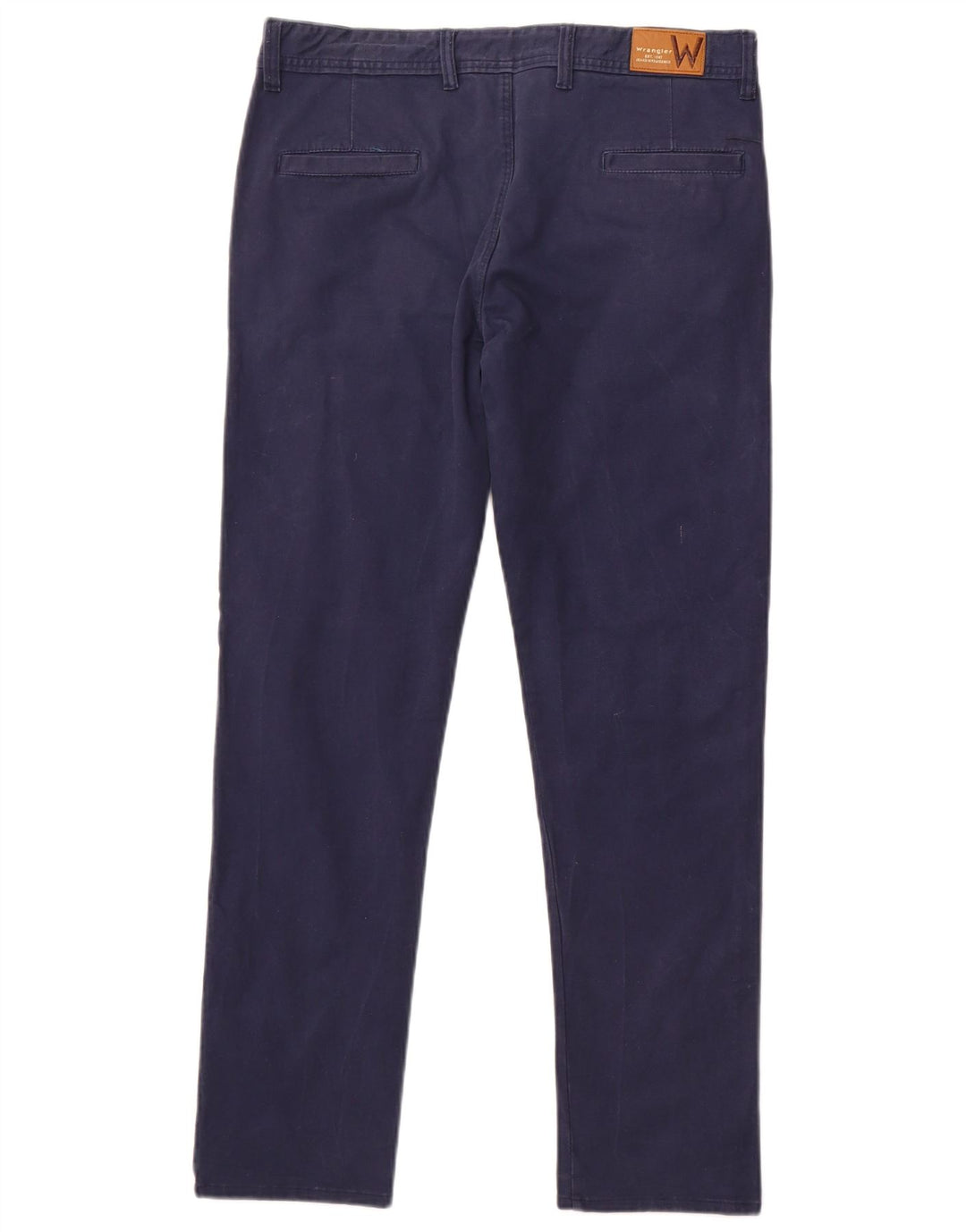 Wrangler Herre Slim Chino Bukser W34 L30 Navy Blue