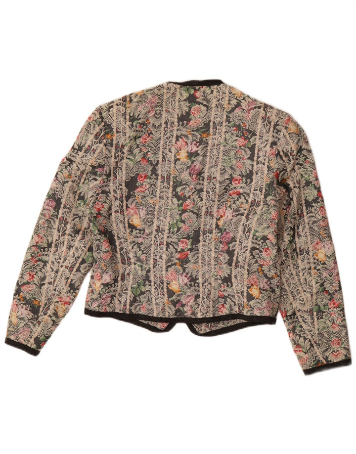 Meico Dame 4-knaps blazerjakke EU 38 Medium Multicolored Floral