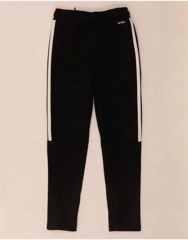 Adidas Boys Aeroready Tracksuit Bukser 7-8 år Sort Polyester