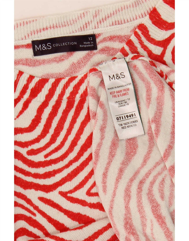 Marks & Spencer Dametrøjetrøje med rund hals DK 12 Medium Rød