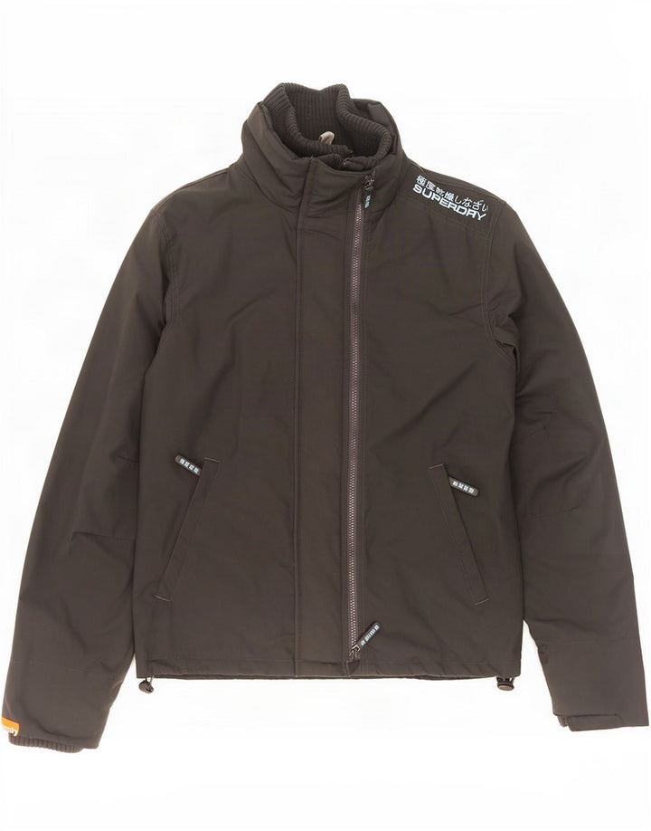 Superdry Regnjakke til mænd UK 38 Medium Sort Nylon