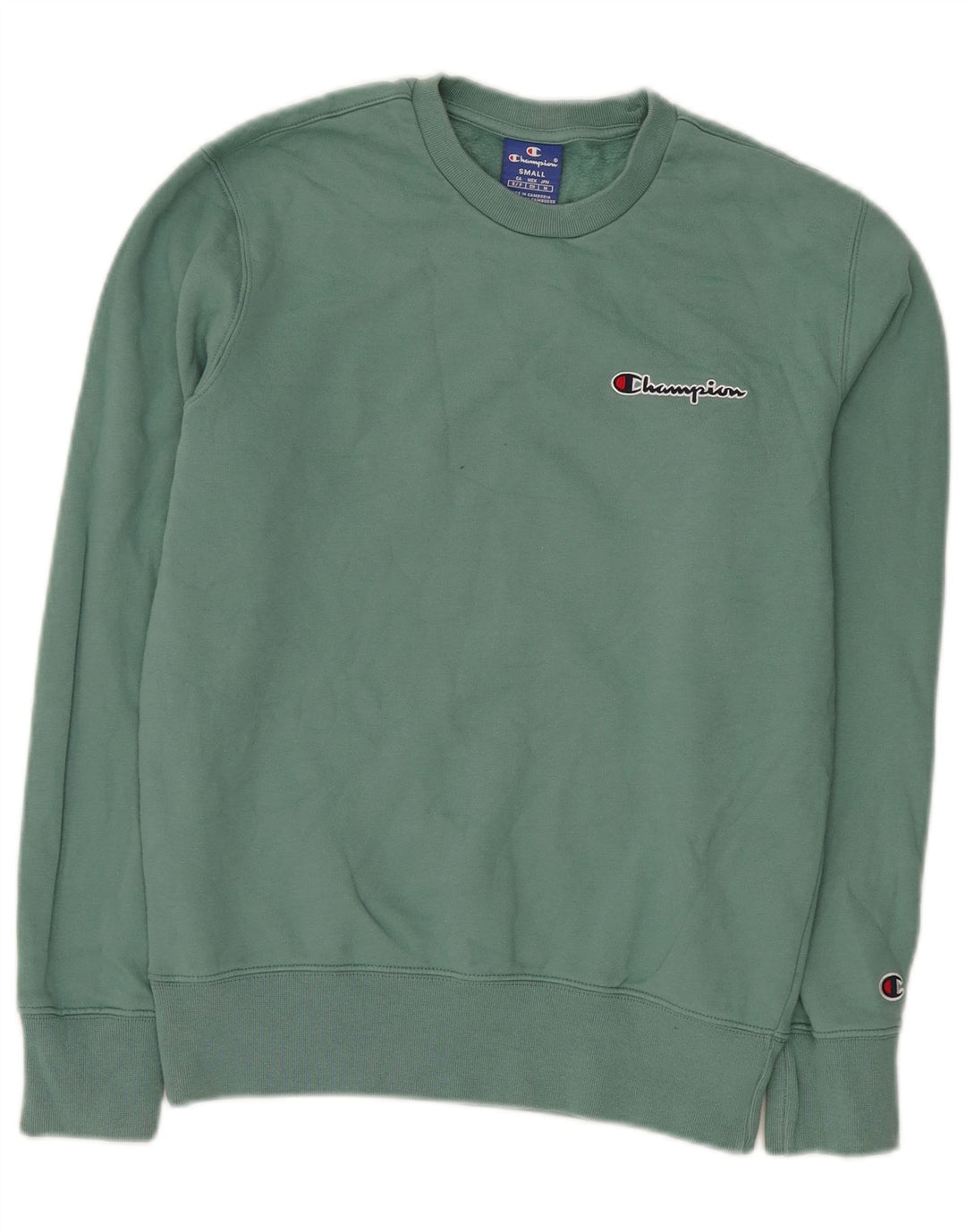 Champion Herre Sweatshirt Jumper Lille Grøn Bomuld