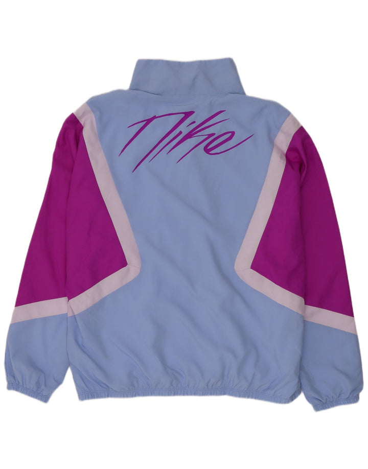 Nike Grafisk træningsdragt topjakke til kvinder UK 14 Medium Blue Sports