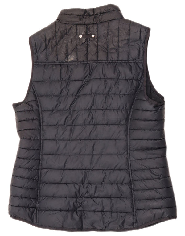 Joules Womens Polstret Gilet UK 16 Large Black Polyester